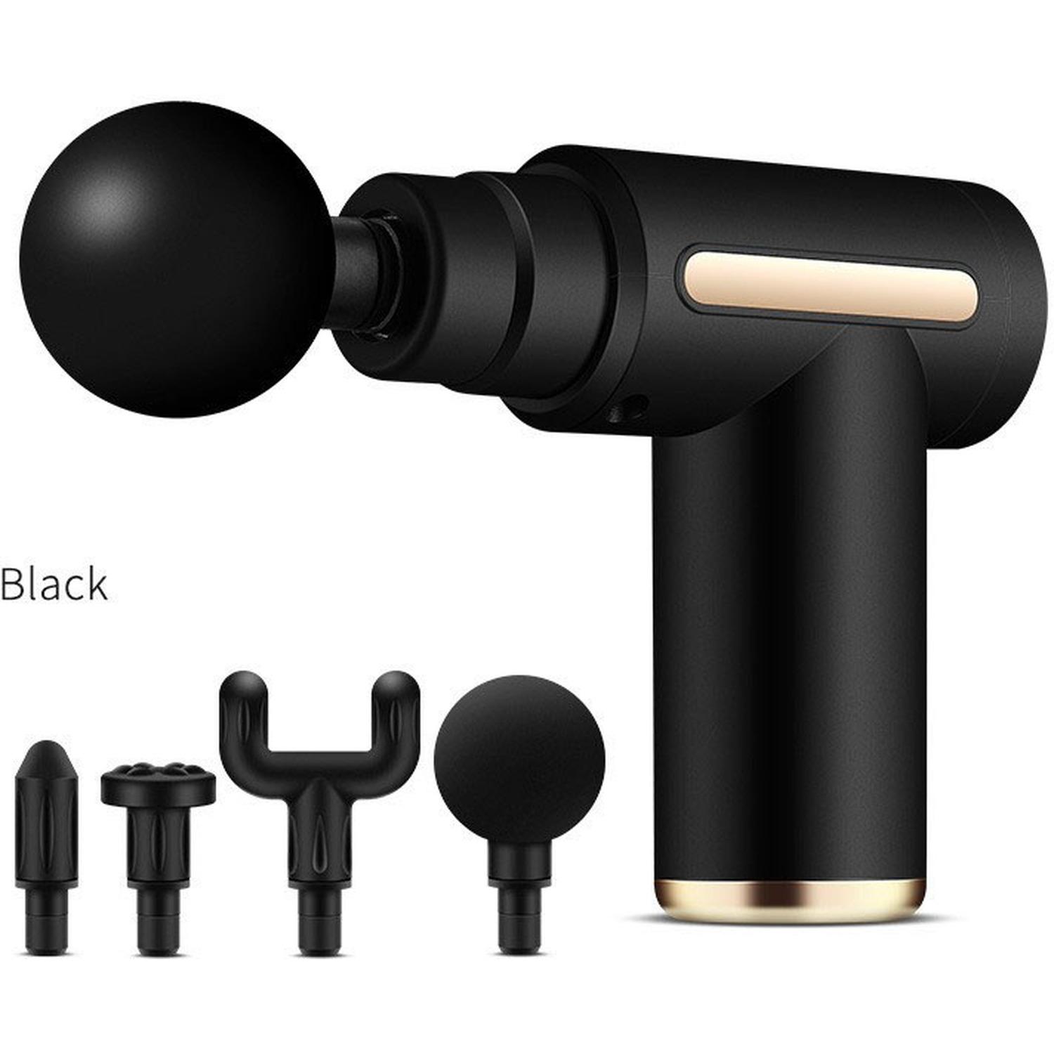 Deep Tissue Mini Massage Gun With 6 Speed Digital Display & 4 Professional Interchangeable Heads - Image 14