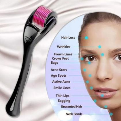 540 Titanium Microneedle Derma Roller With 2.5 mm Length Needles for Face, Beard & Hair - Image 5