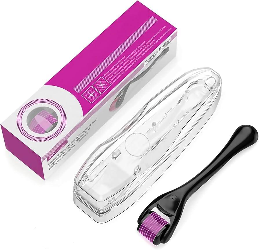 540 Titanium Microneedle Derma Roller With 2.5 mm Length Needles for Face, Beard & Hair - Image 27