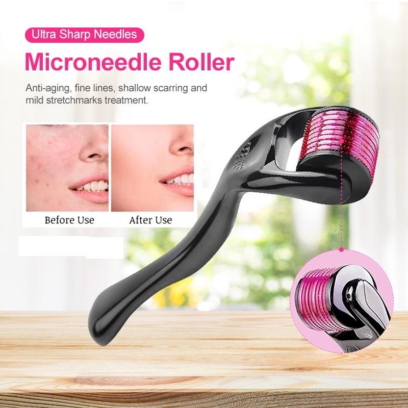 540 Titanium Microneedle Derma Roller With 2.5 mm Length Needles for Face, Beard & Hair - Image 6