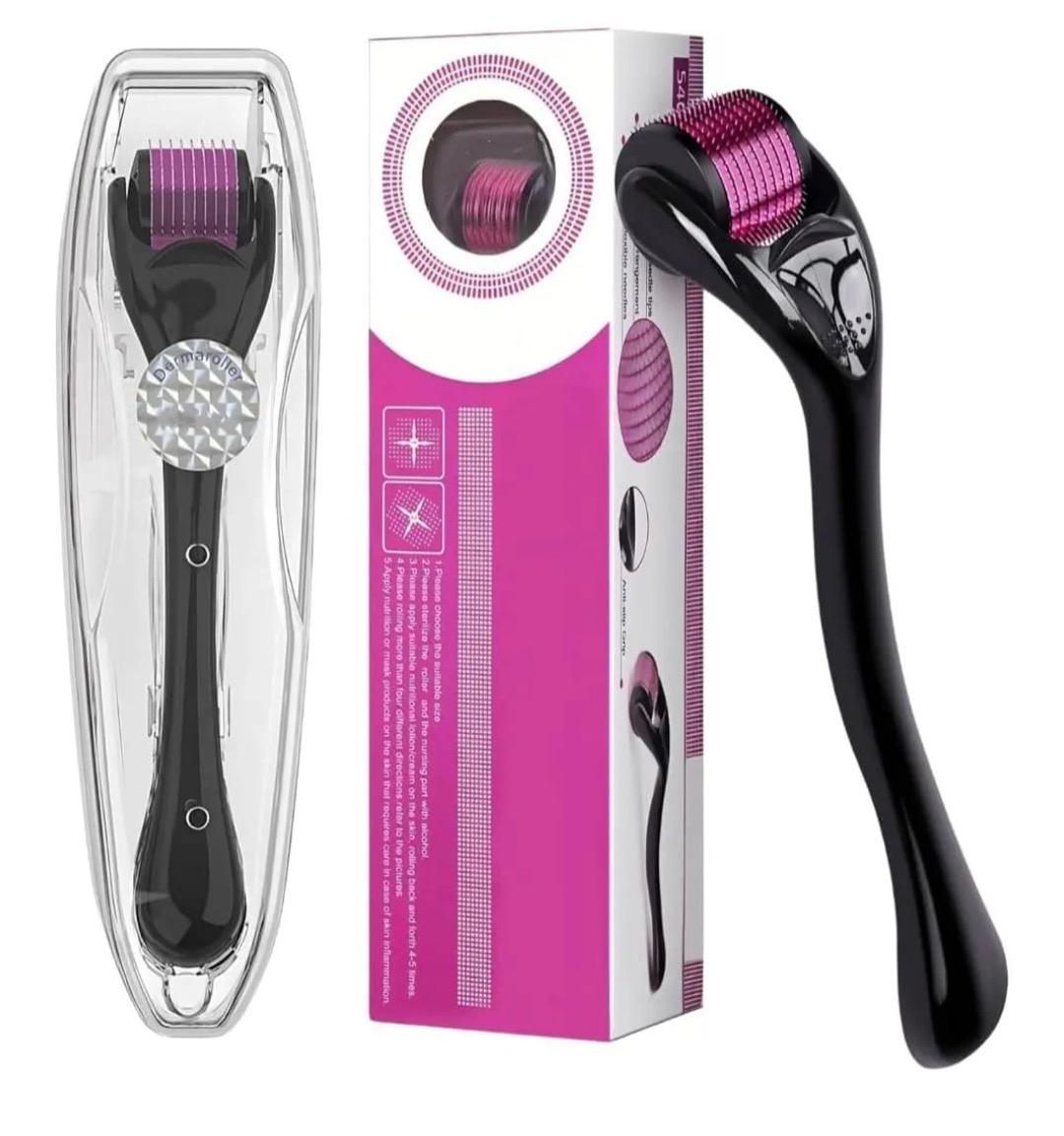 540 Titanium Microneedle Derma Roller With 2.5 mm Length Needles for Face, Beard & Hair - Image 13