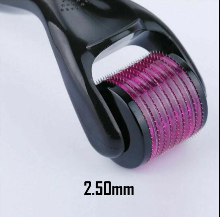 540 Titanium Microneedle Derma Roller With 2.5 mm Length Needles for Face, Beard & Hair - Image 10